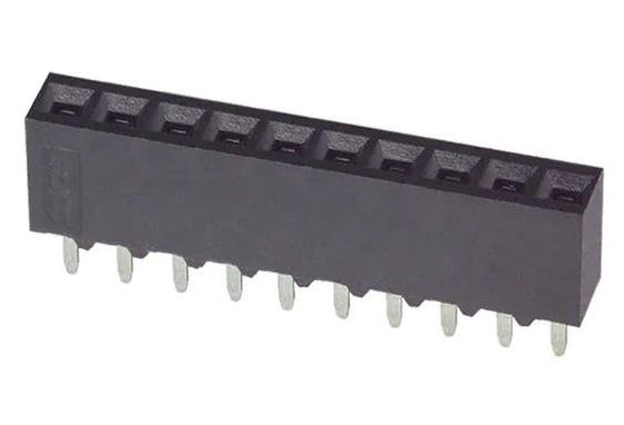 5-535541-8 10 位置容器コネクタ 0.100&quot; (2.54mm) ホールゴールドを通して