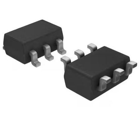 DAC5571IDBVR 8ビットデジタルからアナログ変換器 1 SOT-23-6