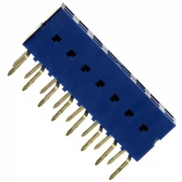 71991-308LF 底部または上部入口コネクタ 0.100&quot; (2.54mm) ホールゴールドを通して