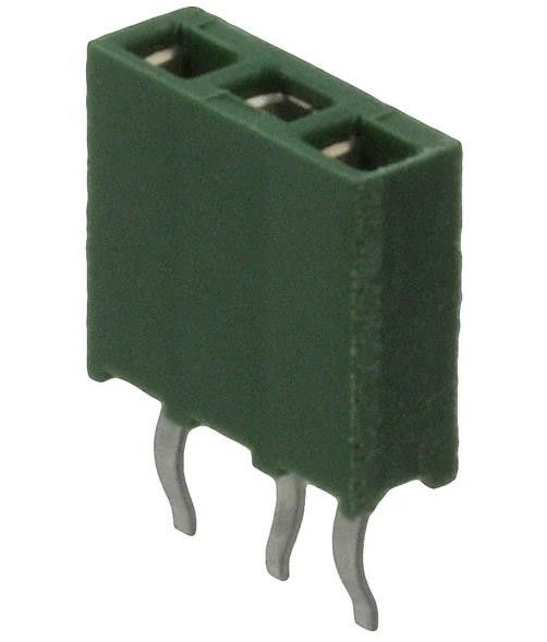 215297-3 3 位置 容器 接続器 0.100&quot; (2.54mm) 穴 金